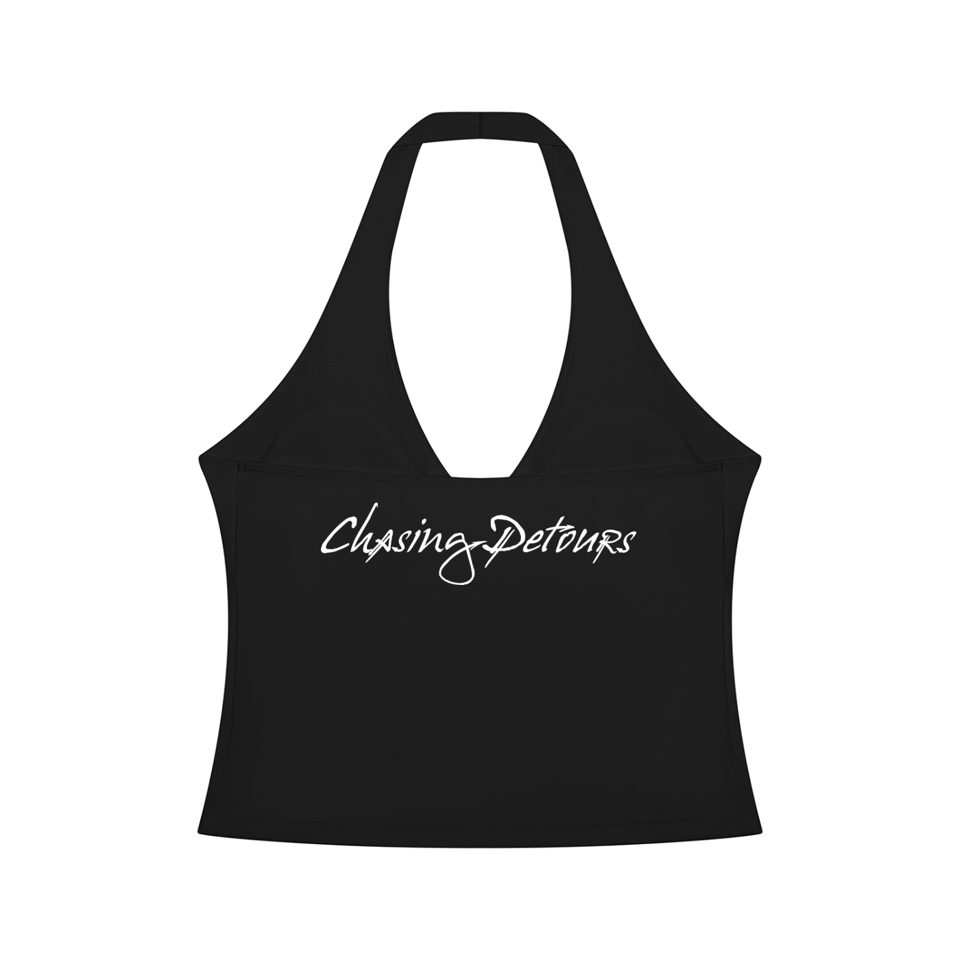Women’s Ruched Halter Yoga Tank Top - Image 2